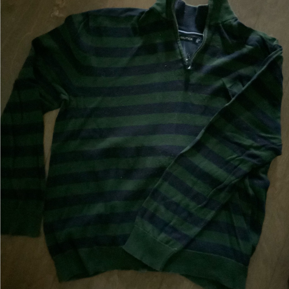 Men’s Nautical XXL Quarter Zip Sweater
